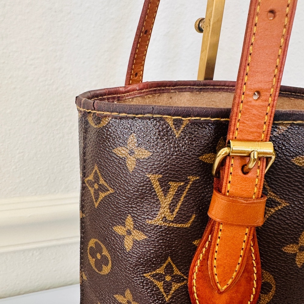LOUIS VUITTON Monogram Shoulder Bucket Bag PM with dustbag and COA - Picture 15 of 16